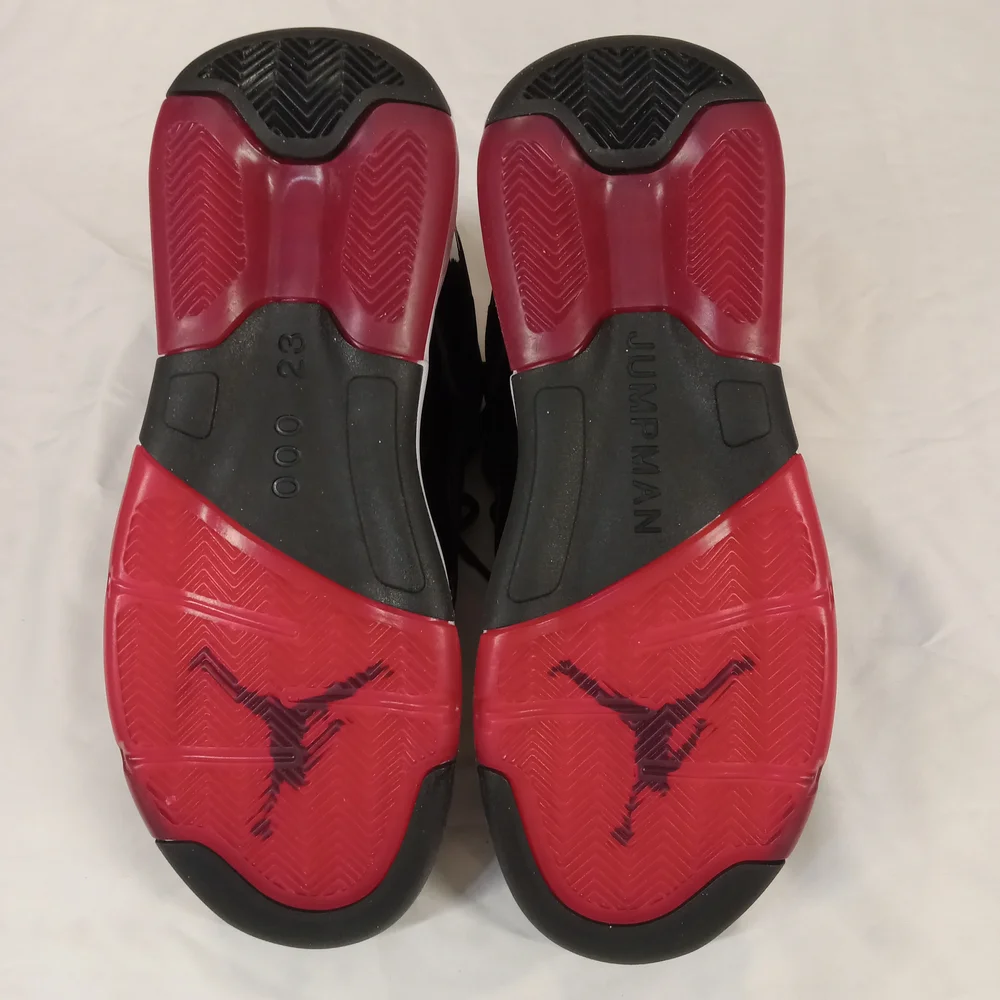 Jordan Men's Black and Red Sneakers Size 8.5 New